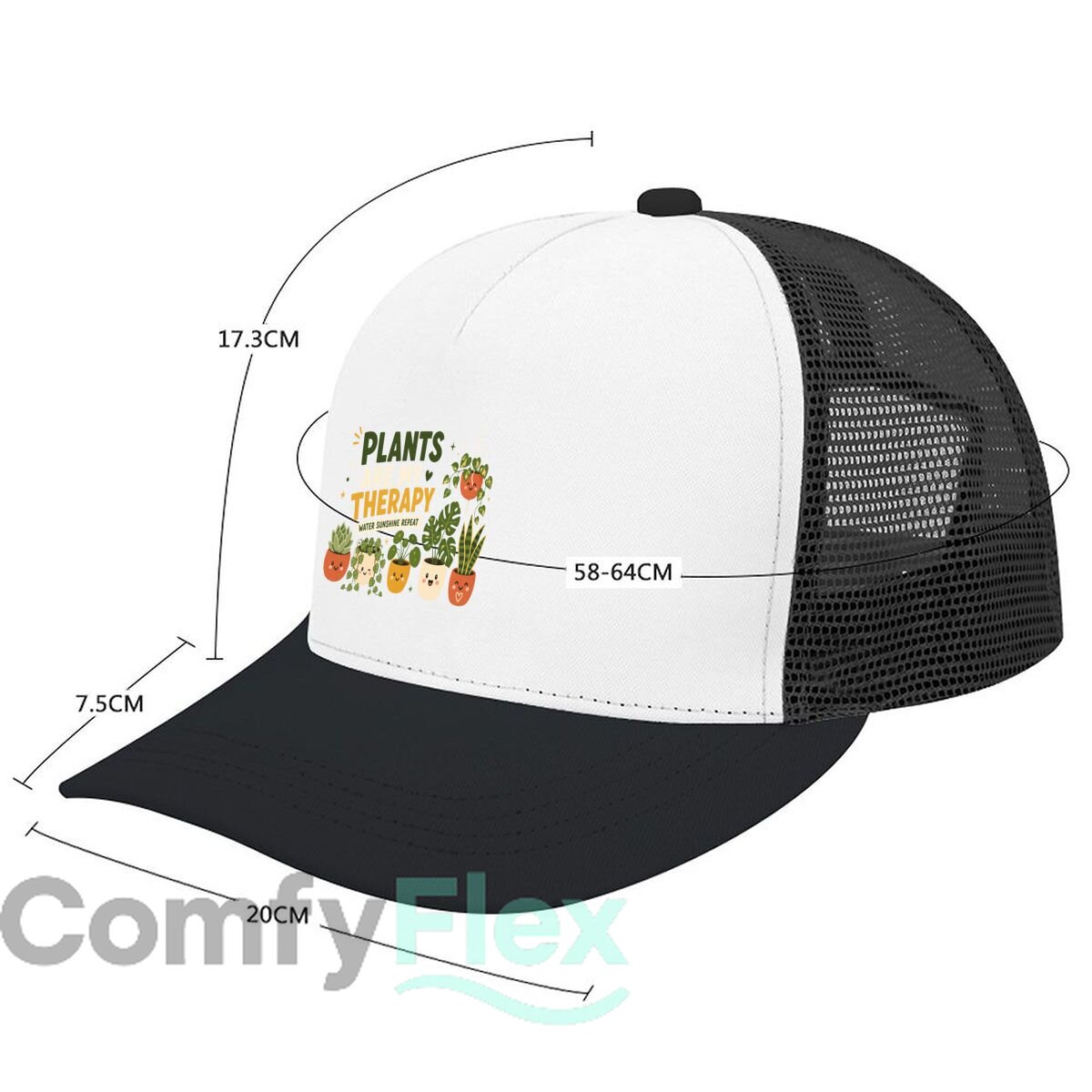 Gorra de béisbol de malla con  - Plant Parent Hat reseña y precio