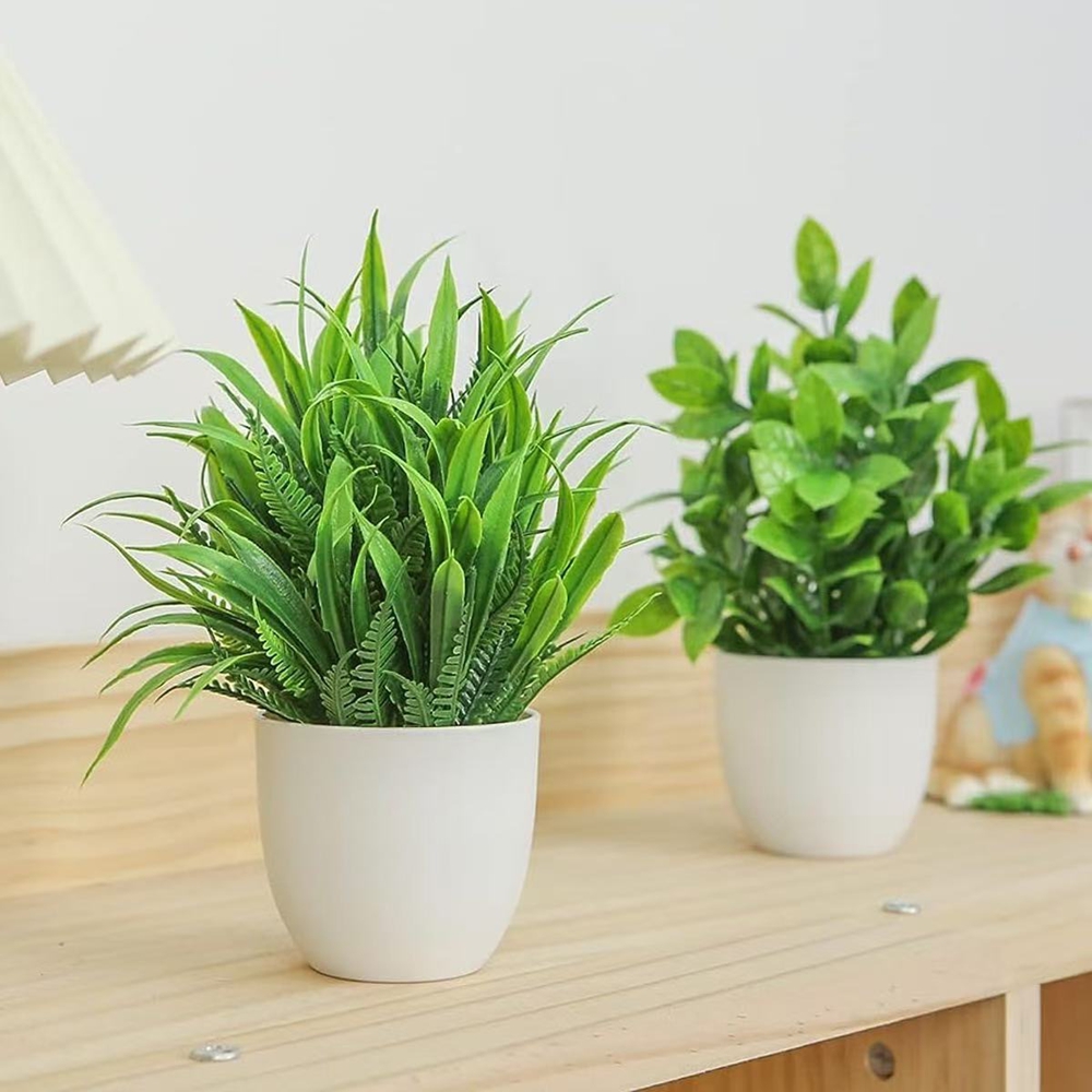 Juego de 4 Mini Plantas Artifi - Fiddle Leaf Fig reseña y precio
