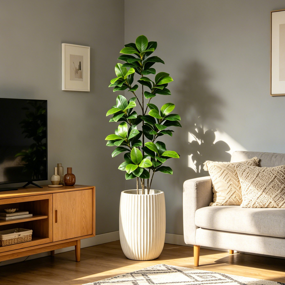 Árbol de Banyan Artificial Gra - Fiddle Leaf Fig reseña y precio